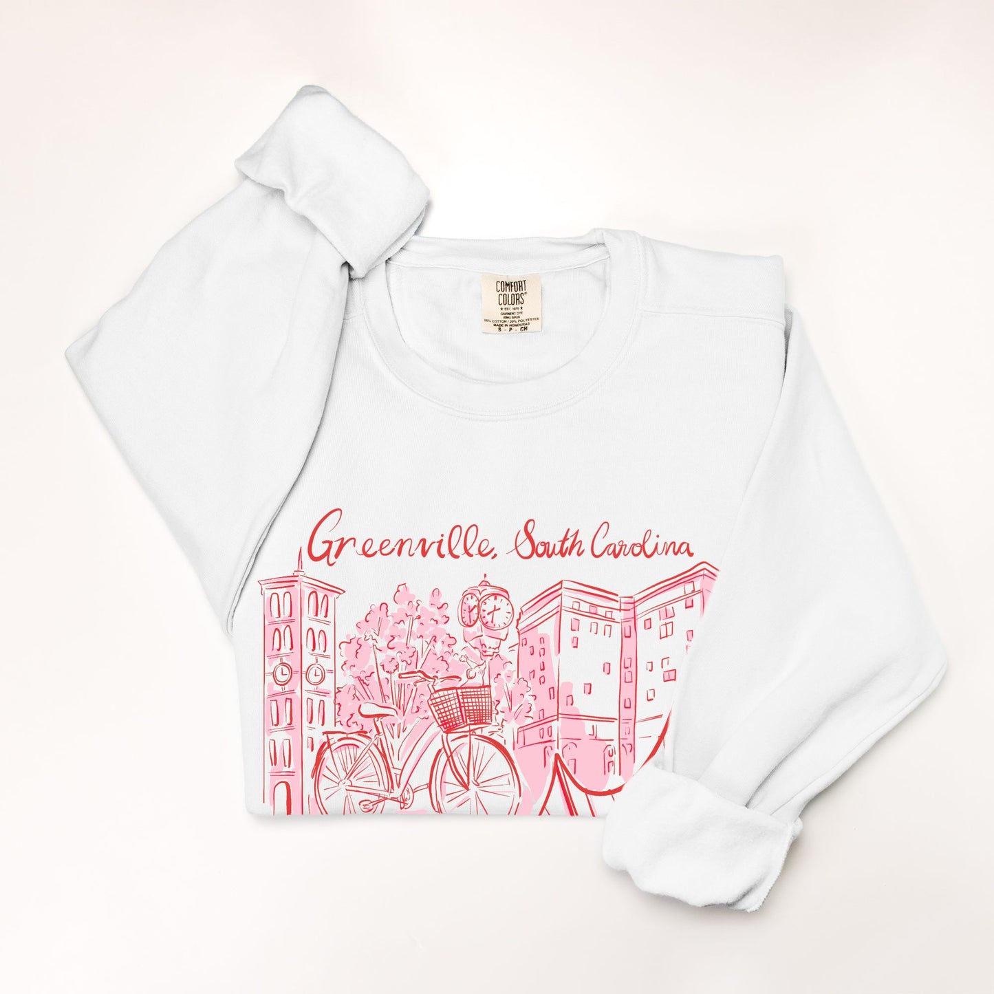 Pink & Red Sweatshirt