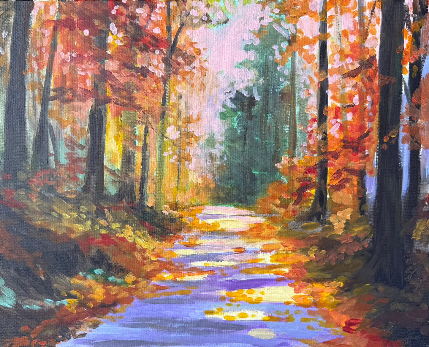 Golden Hour Lansdcape: Sip & Paint