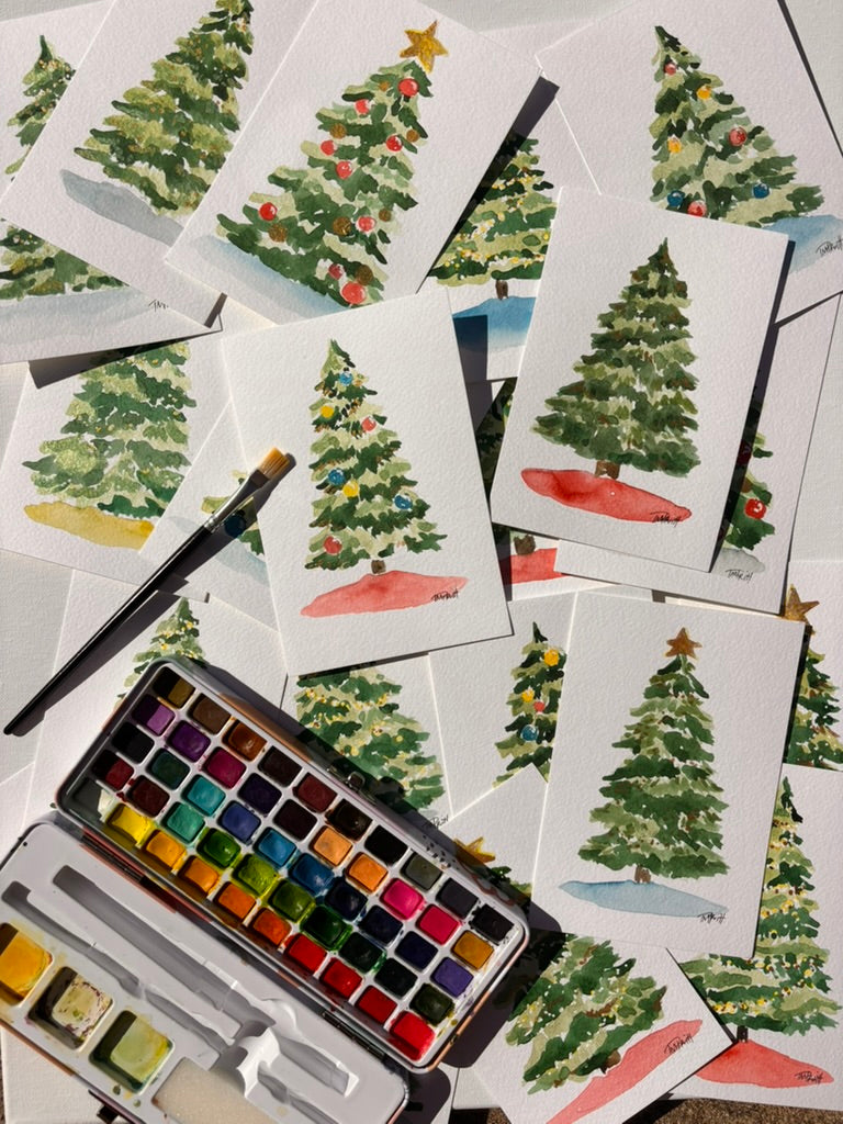 Holiday Watercolor Workshop: Cards, Gifts & Keepsakes (True Beginner to Intermediate)