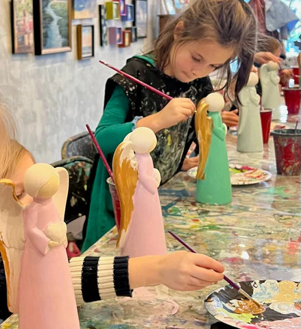 Kids Class! Painting Ceramic Angels