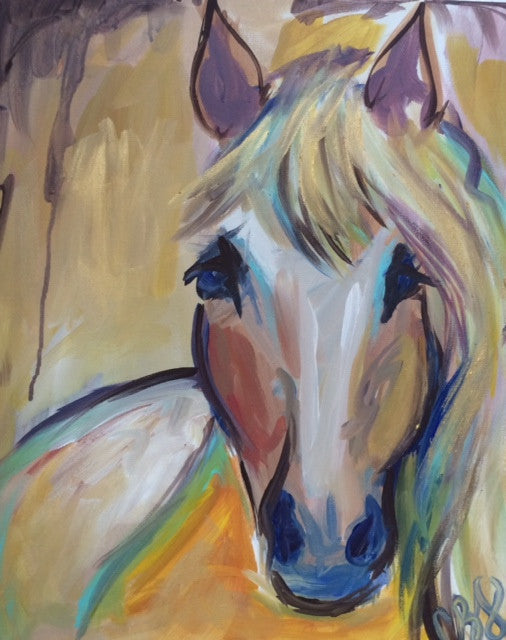 Private Party - Lovely Horse Painting!