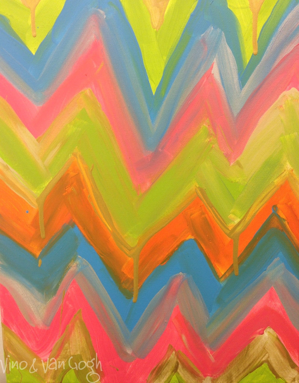 Neon Chevron