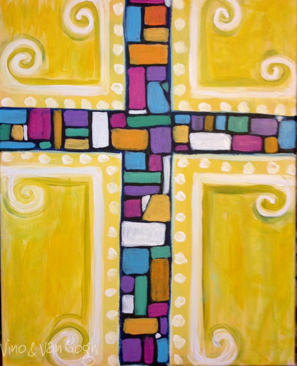 Stained Glass Cross