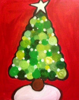 Kids: Polka Dot Christmas Tree