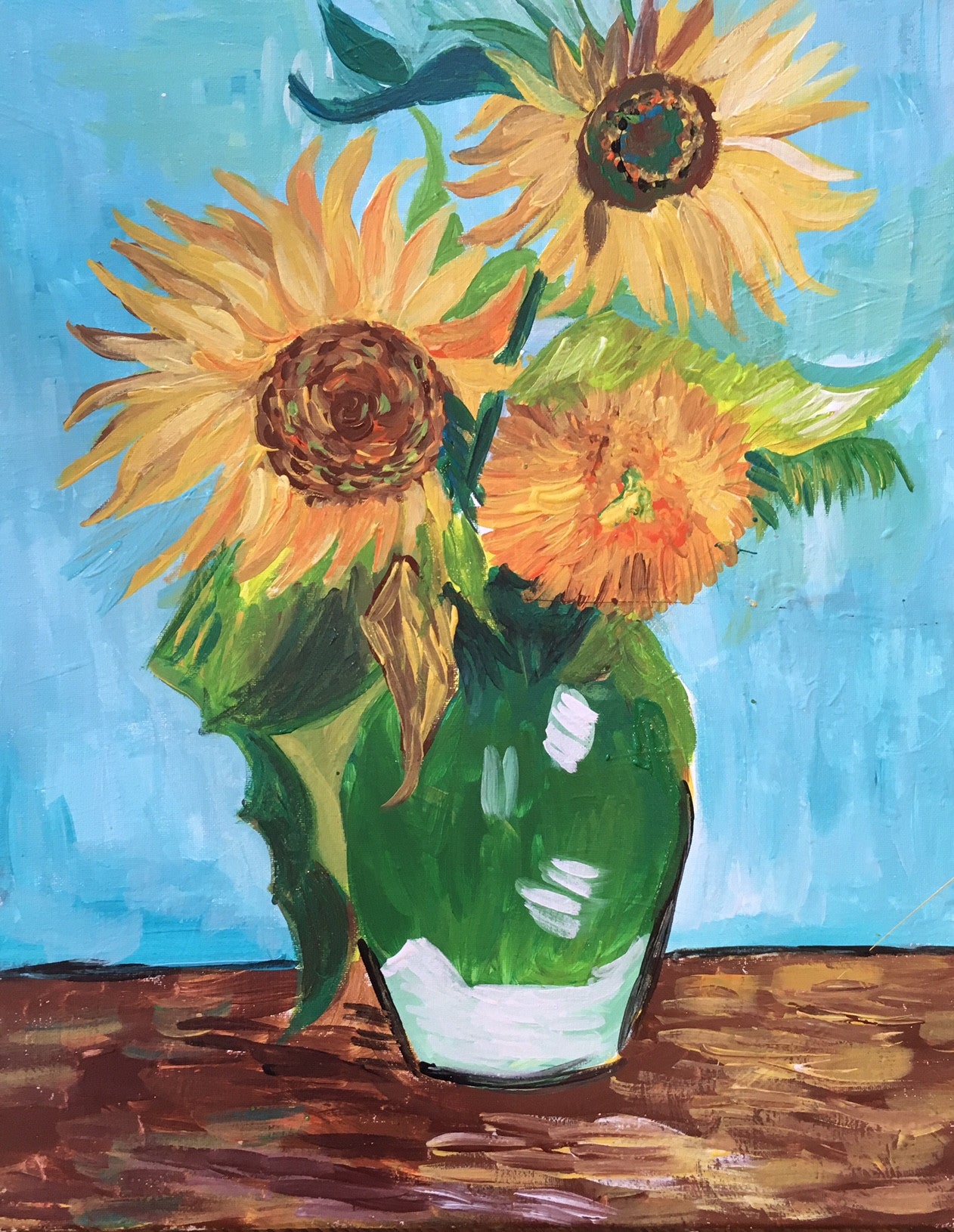 Vincent Van Gogh's Sunflowers – Vino Van Gogh - Main Image
