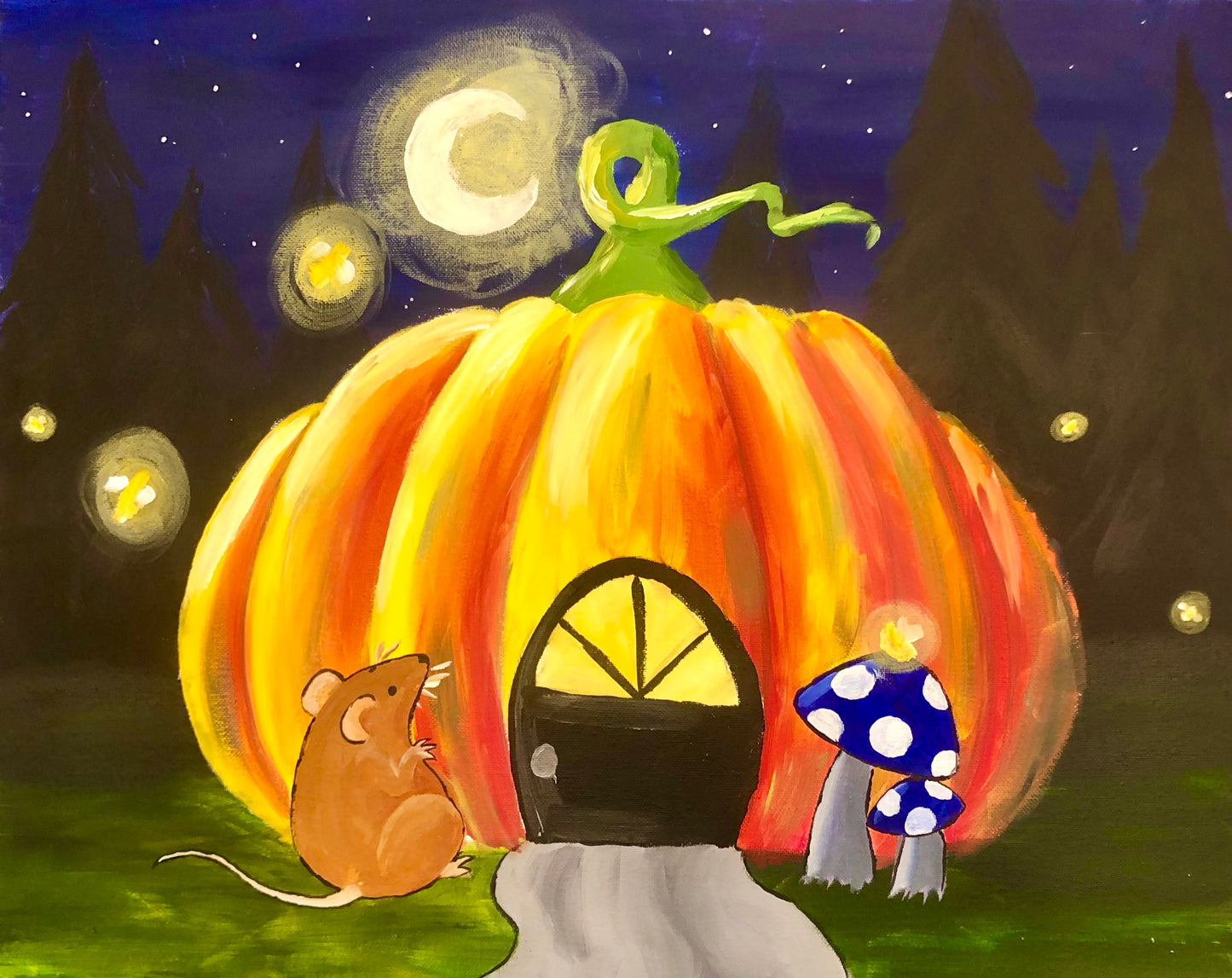 Pumpkin Mouse House