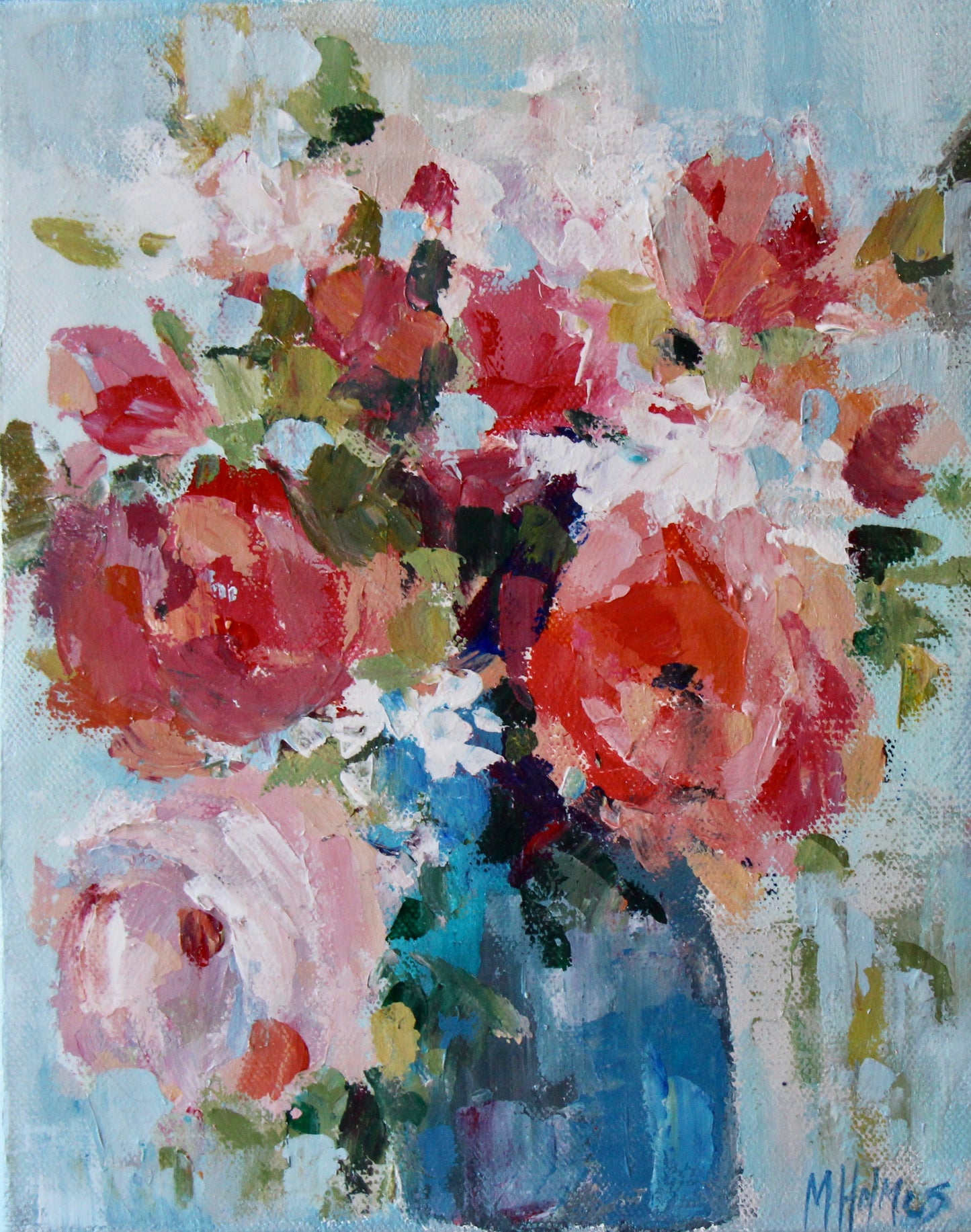 Floral Palette Knife Class