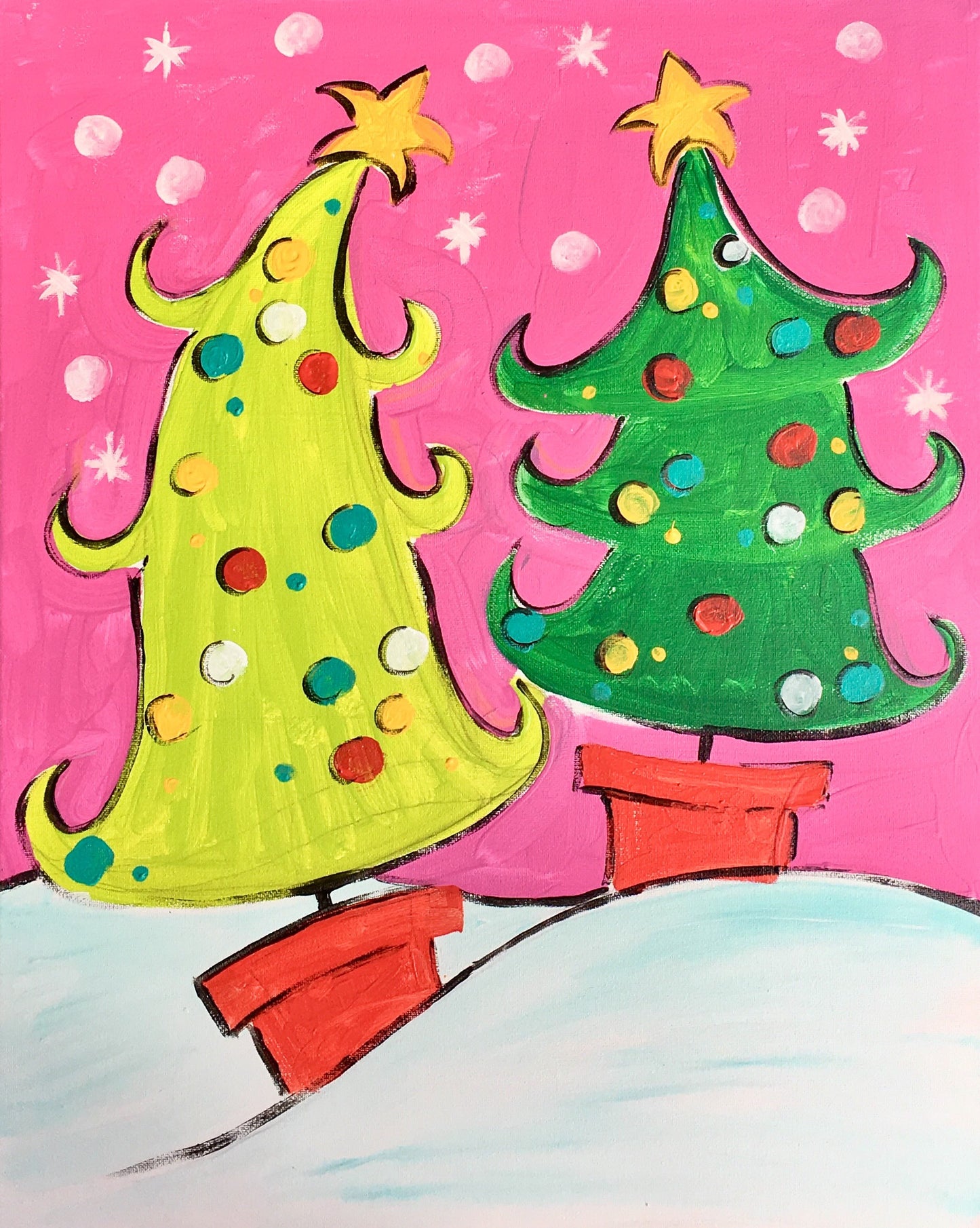 Whimsical Holiday Tree: Mommy & Me!