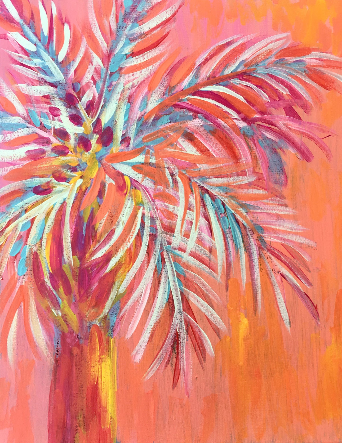 Sunset Palm