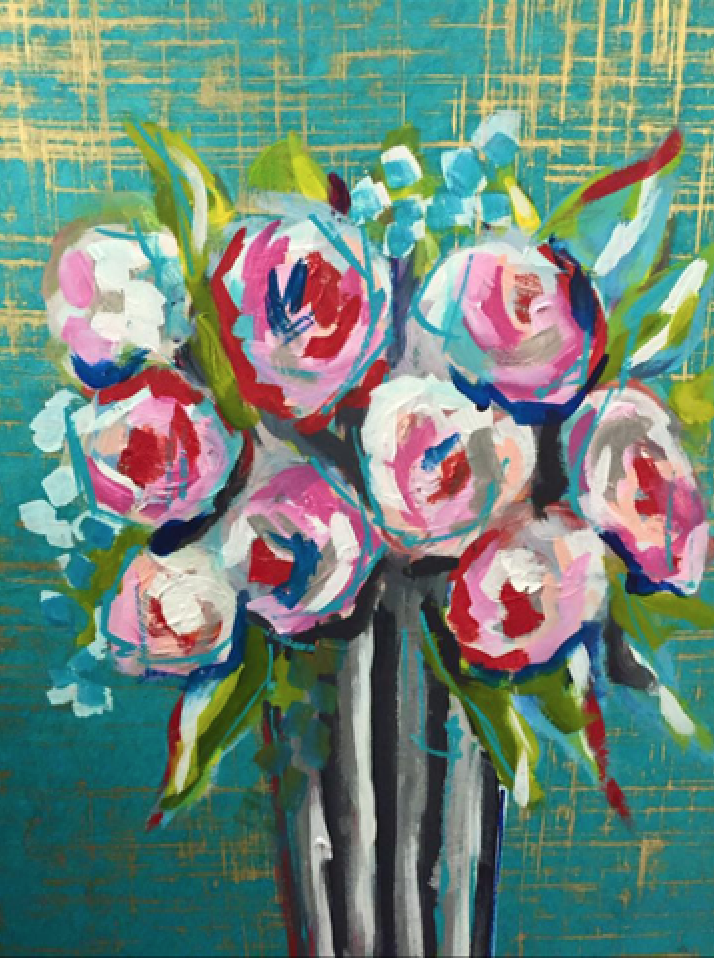 Large Blooms Painting