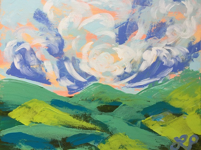 Rolling Mountain Scape