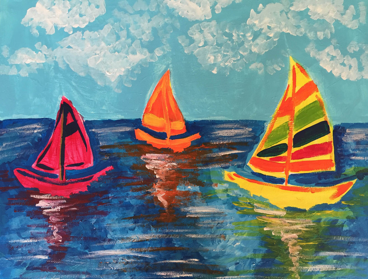 Bright Sailboats