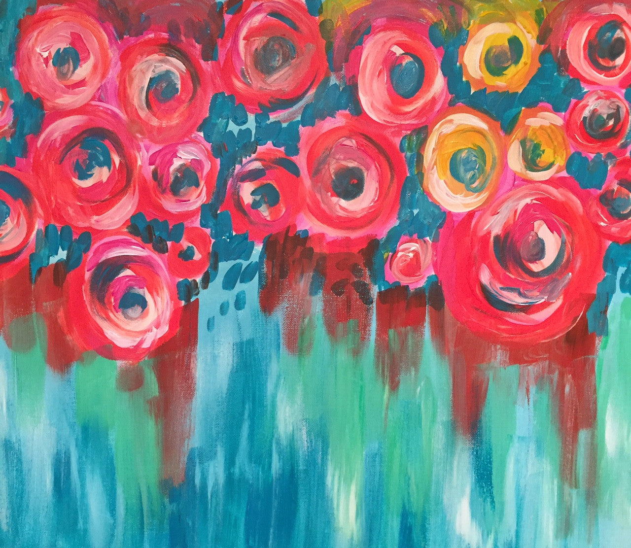 Abstract Rosette Party