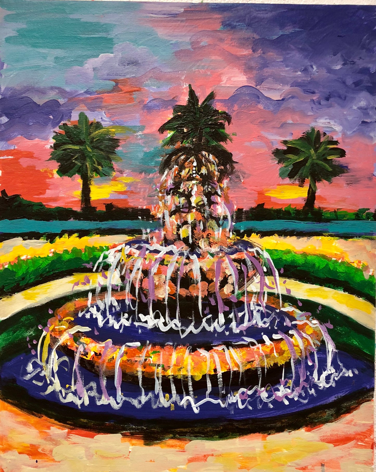 Charleston Pineapple Fountain