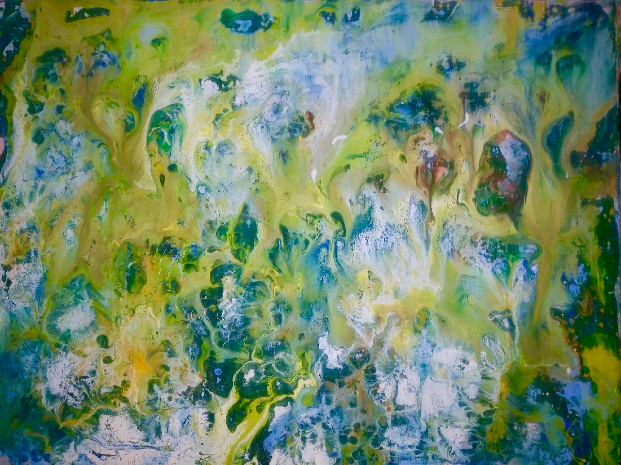 "Conversations in Eden" Abstract Painting Class