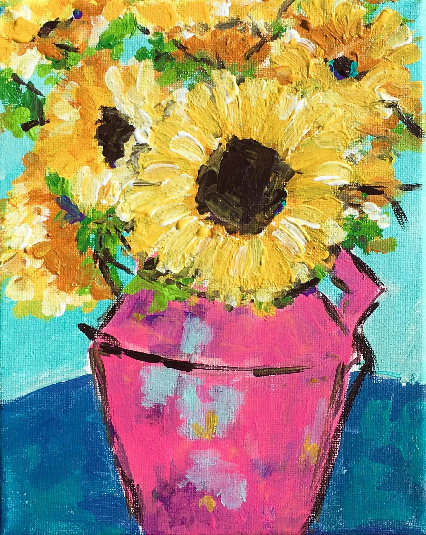 Kim Hassold Art Night with the Greenville News!