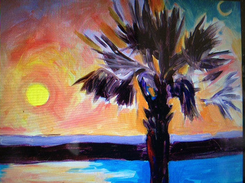 Sunset Carolina Palmetto