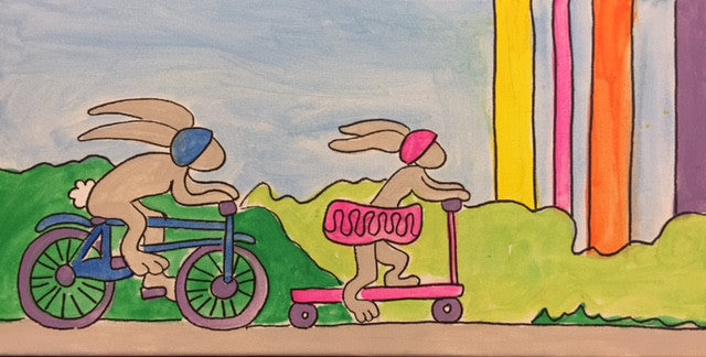 Tails on the Trail Paint Along