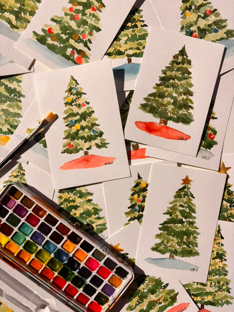 Holiday Watercolor Workshop: Cards, Gifts & Keepsakes (True Beginner to Intermediate)