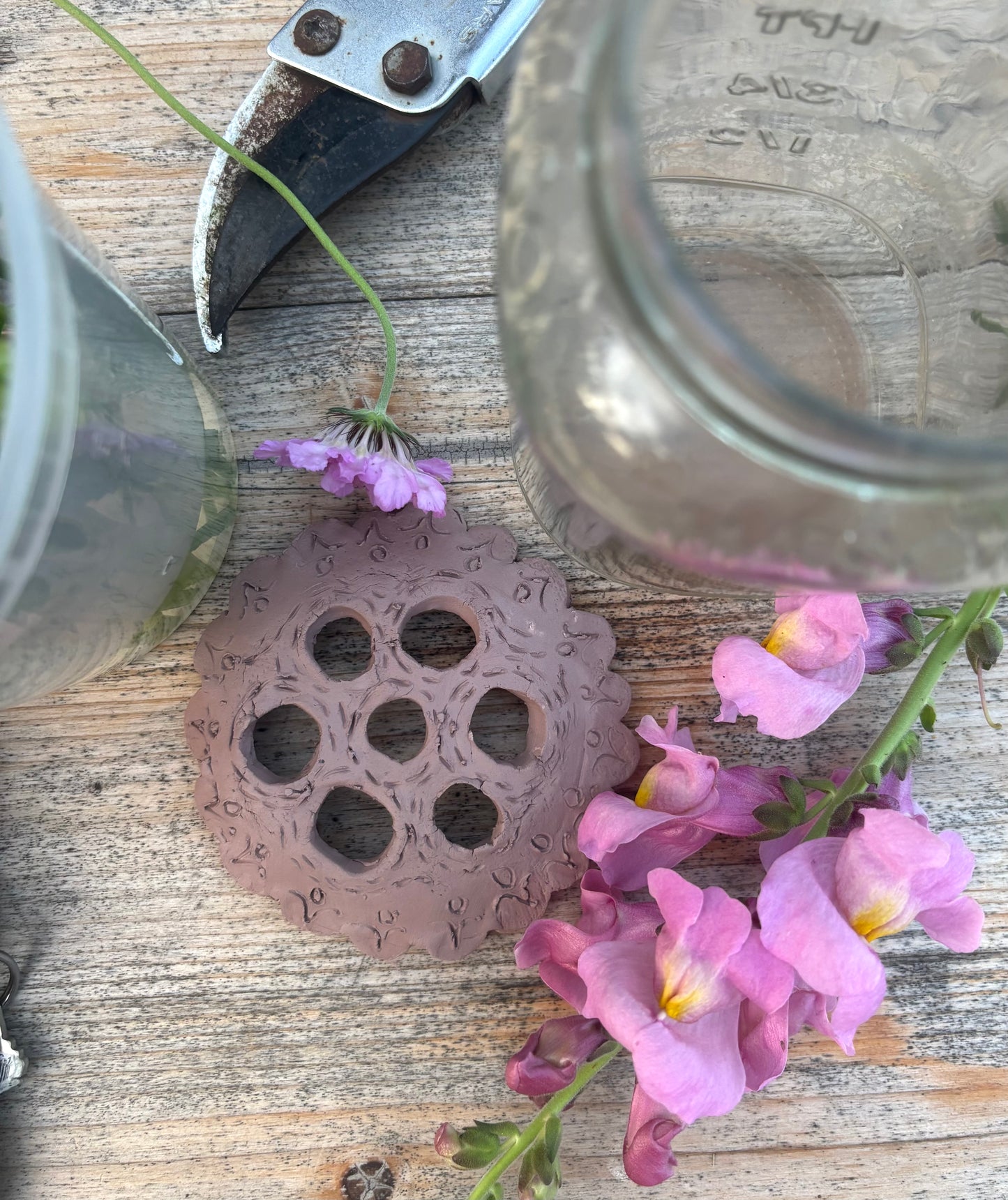 Clay Workshop at Sassafrass Flower Farm!