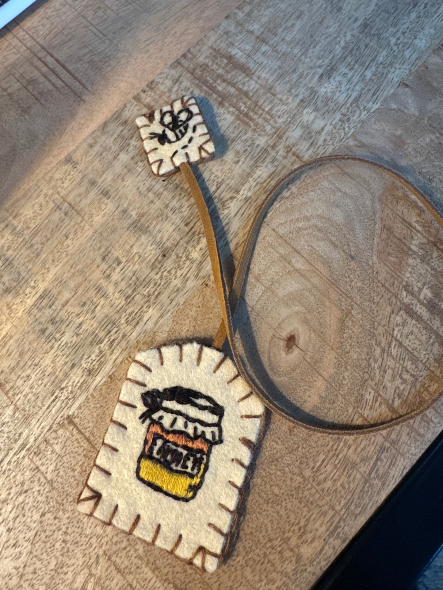 Embroidered Tea Bag Bookmark Workshop (True Beginners)