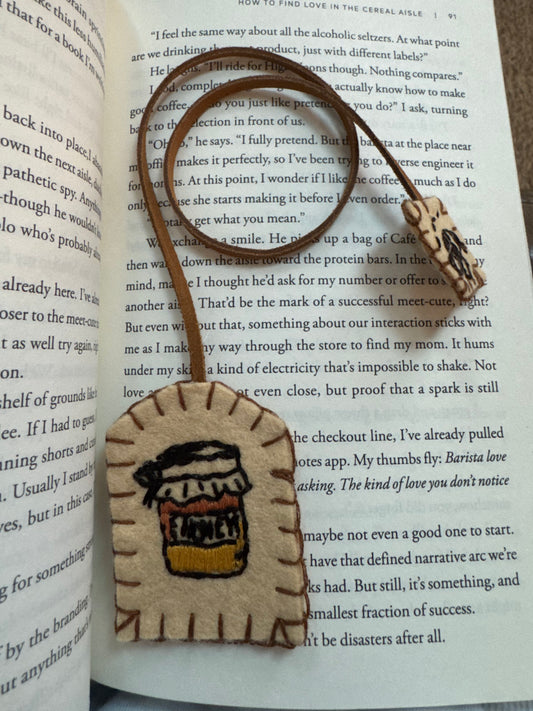 Embroidered Tea Bag Bookmark Workshop (True Beginners)