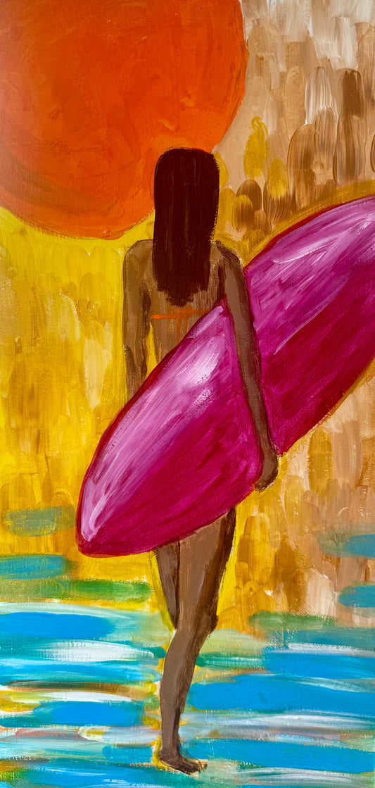 Surfboard Summer Paint & Sip Class