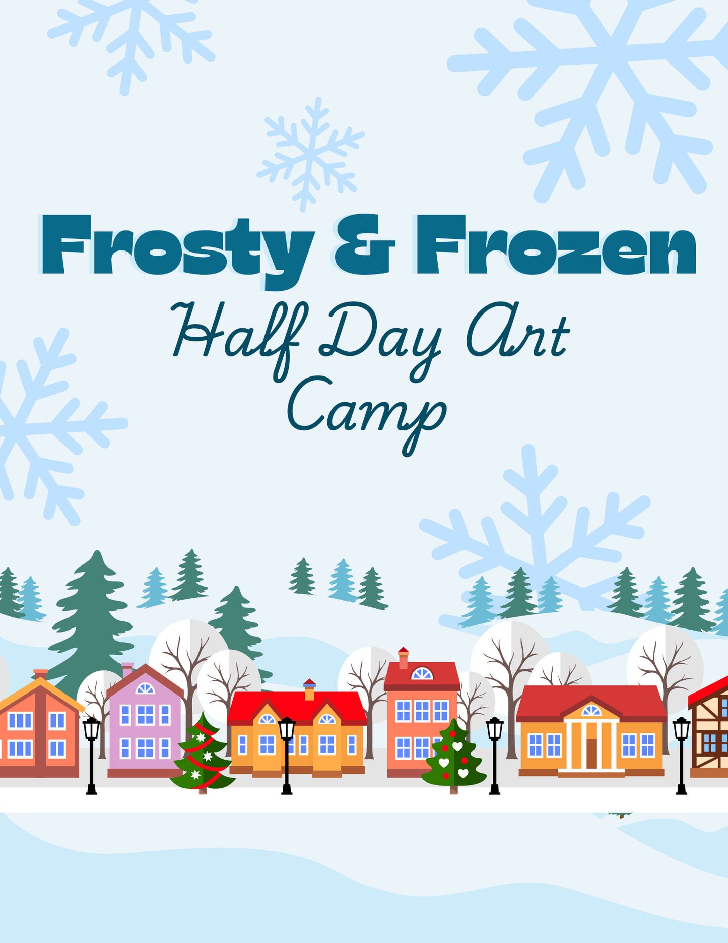Frozen & Frosty : Half Day Art Camp