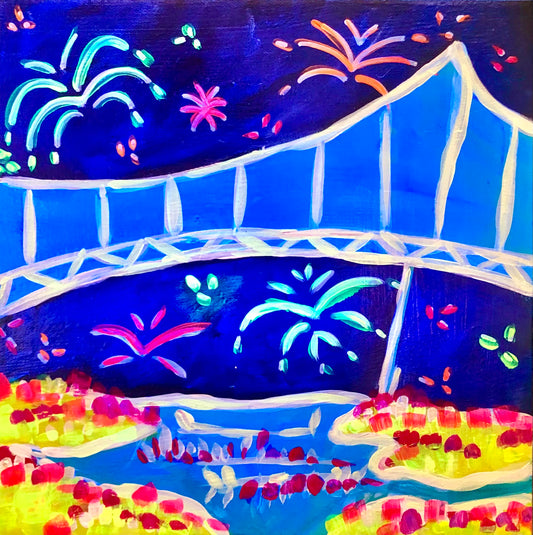 GLOW PAINTING "New Year's in Greenville!"