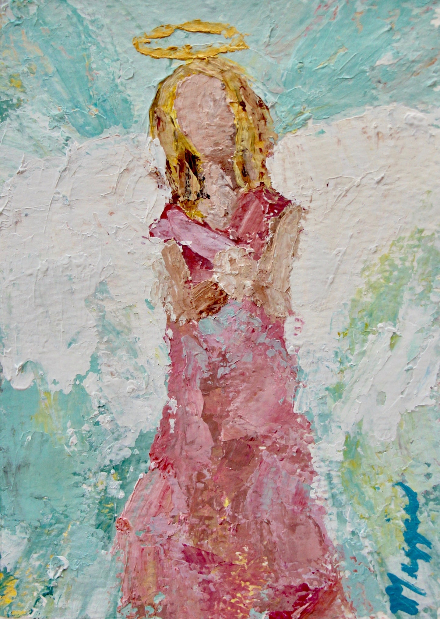 "Angel" Palette Knife Painting Class!