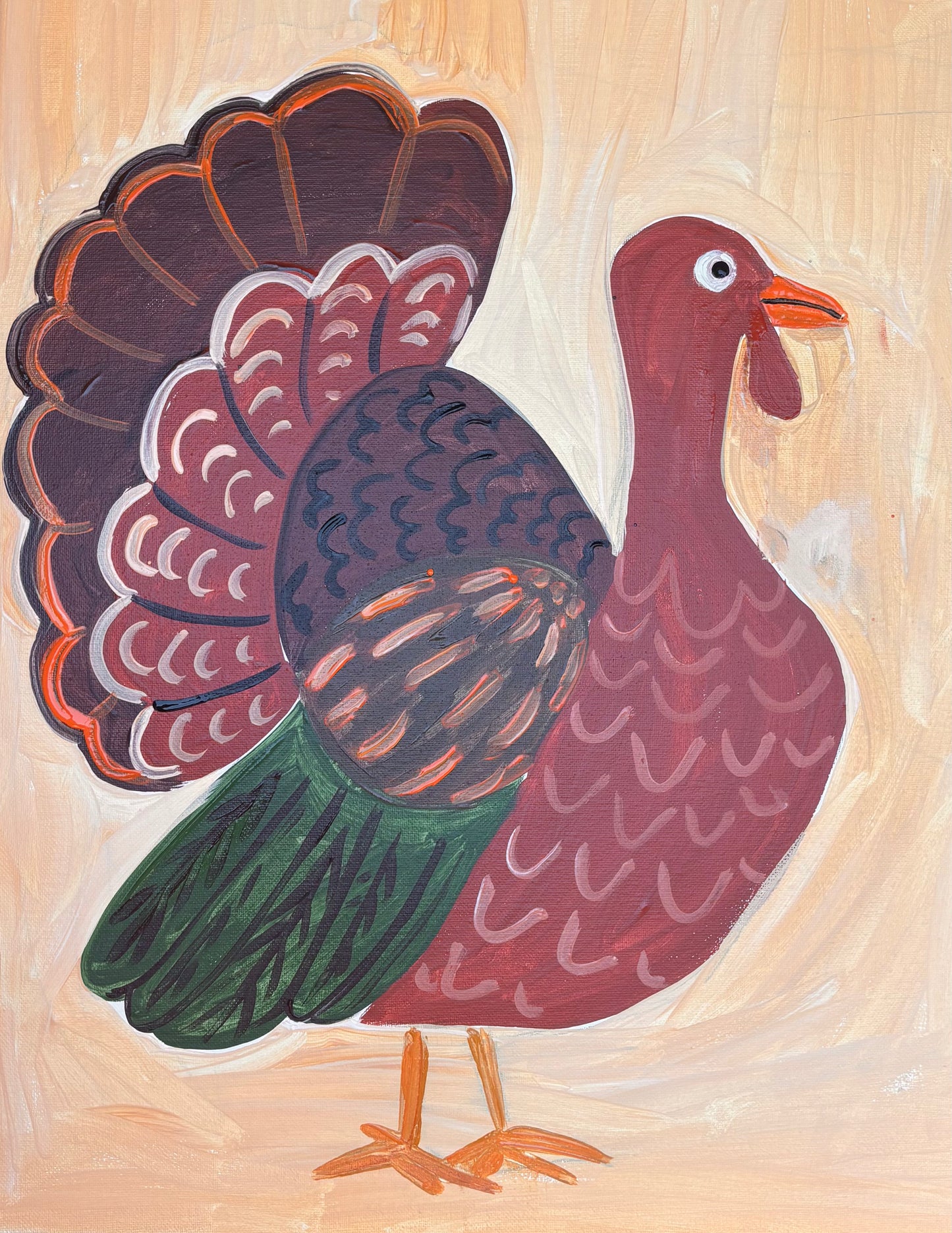Turkey Time Painting Class! (1-3pm)