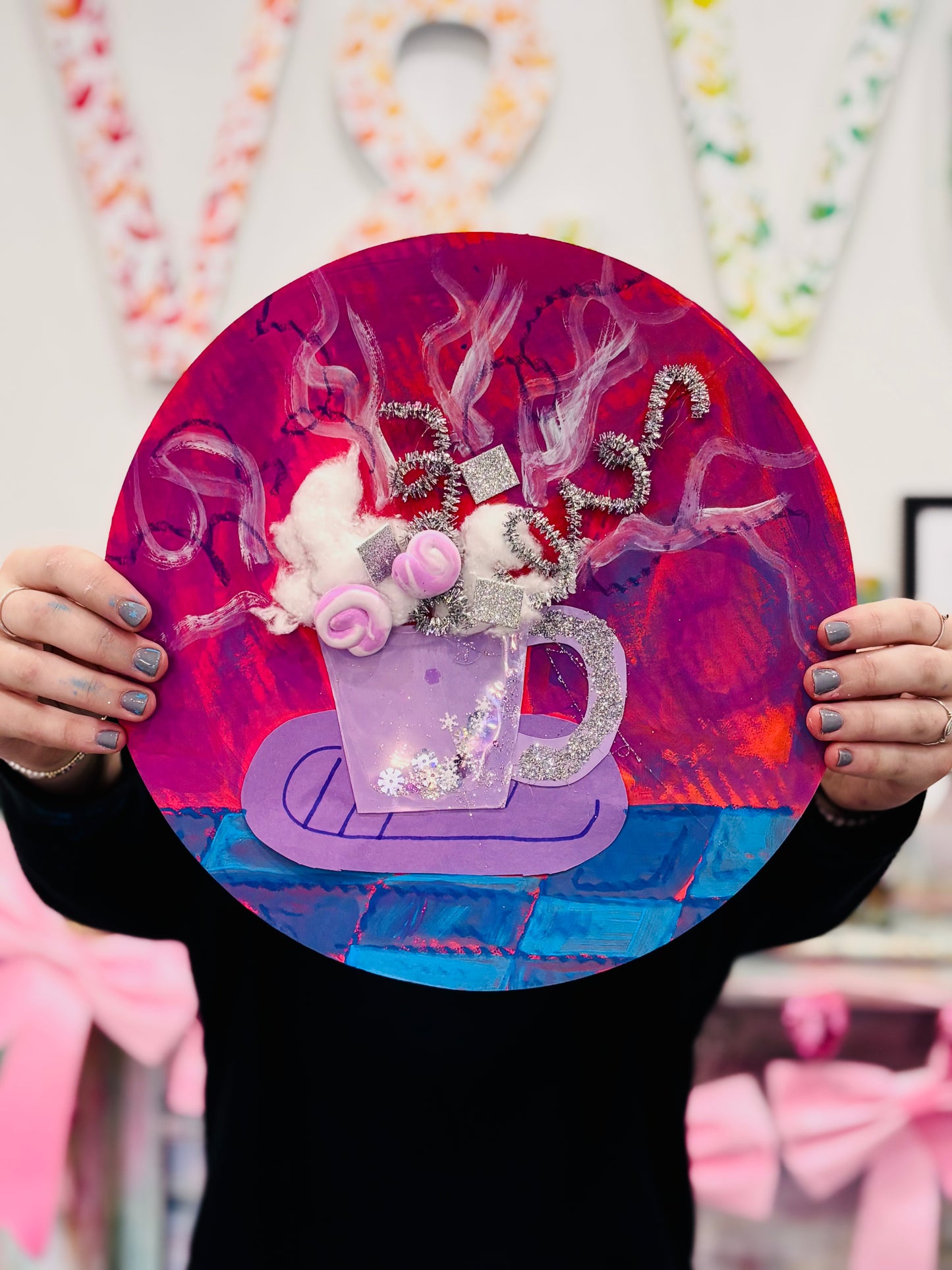 Hot Cocoa Collage Half Day Camp! No School!