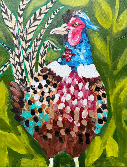 Bold & Bright Pheasant Painting Class