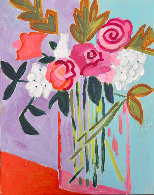 Bold Blooms Paint & Sip