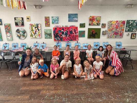 pARTy in the USA Mini Art Camp | Greenville, SC