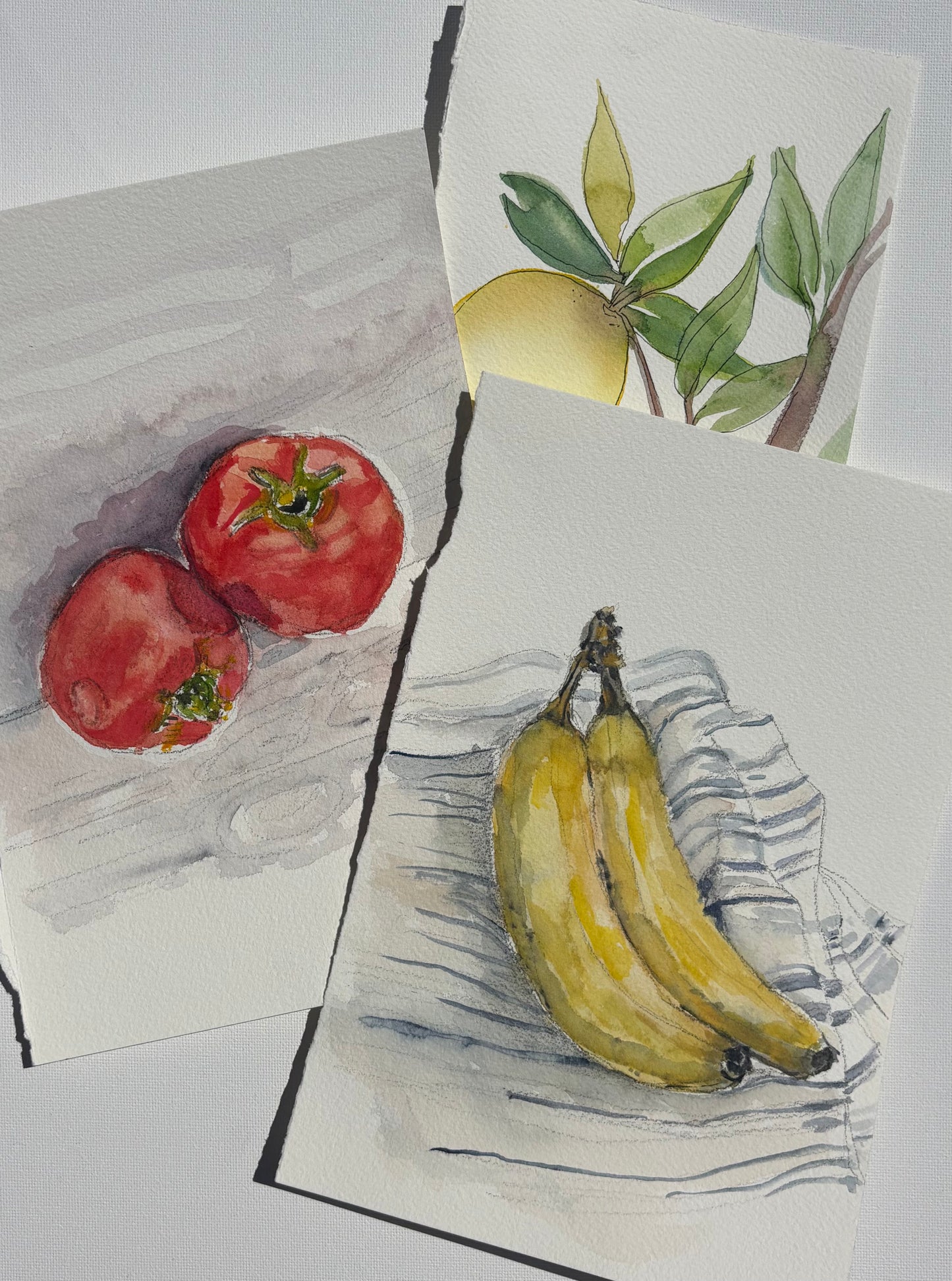 Learn to Paint Watercolor Fruits!