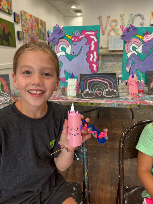 Rainbows, Unicorns & Glitter Art Camp | Greenville, SC