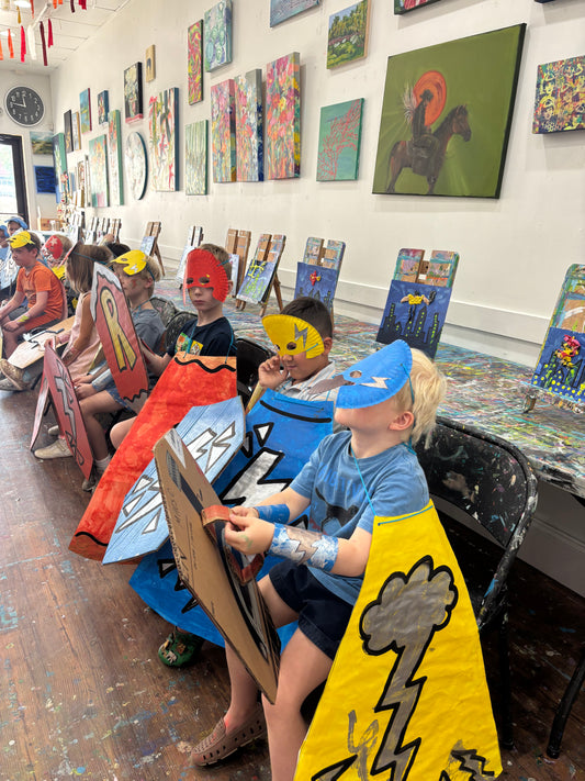 Heroes & Villains GLOW Art Camp | Greenville, SC
