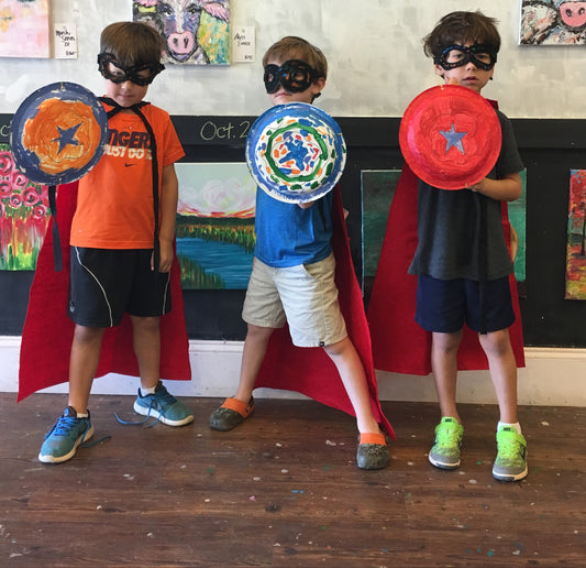 "Superheroes and Villans" Art Camp 2025!