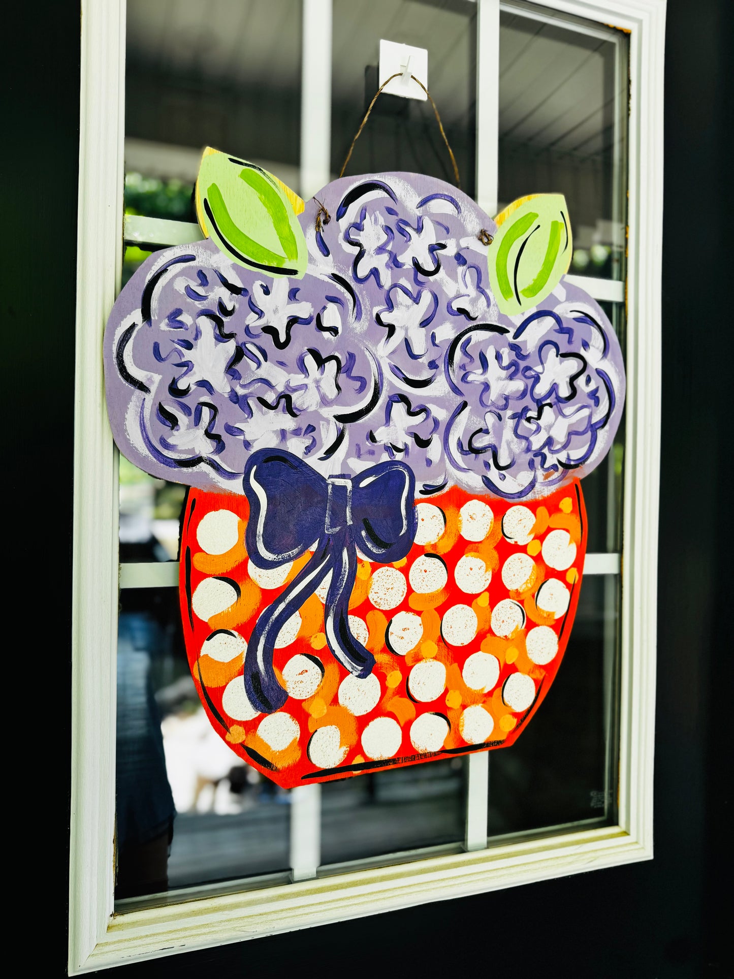 "Welcome in": Hydrangea Door Hanger Class!
