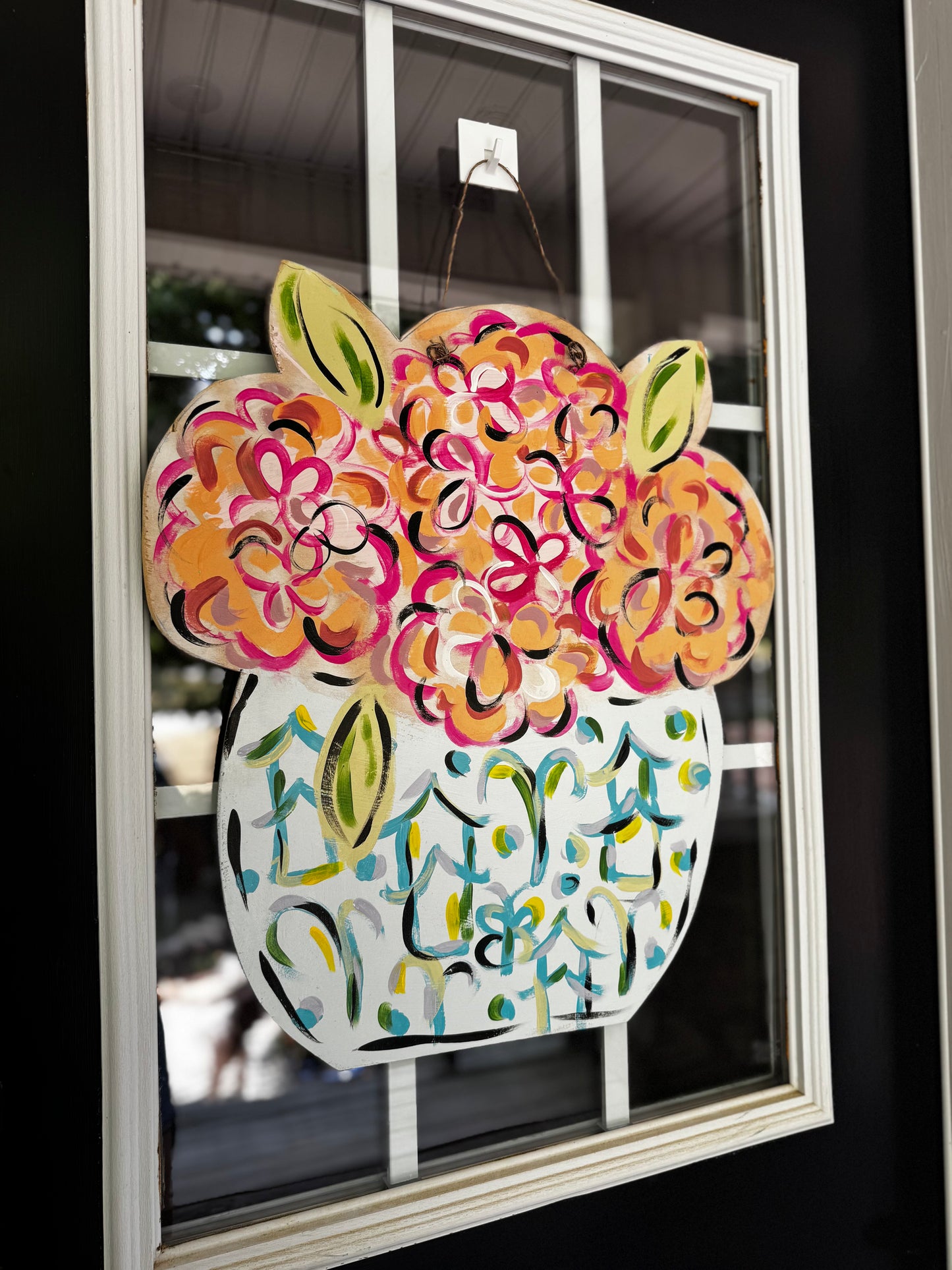 "Welcome in": Hydrangea Door Hanger Class!