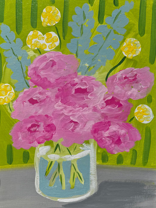 Summer Bouquet Paint & Sip
