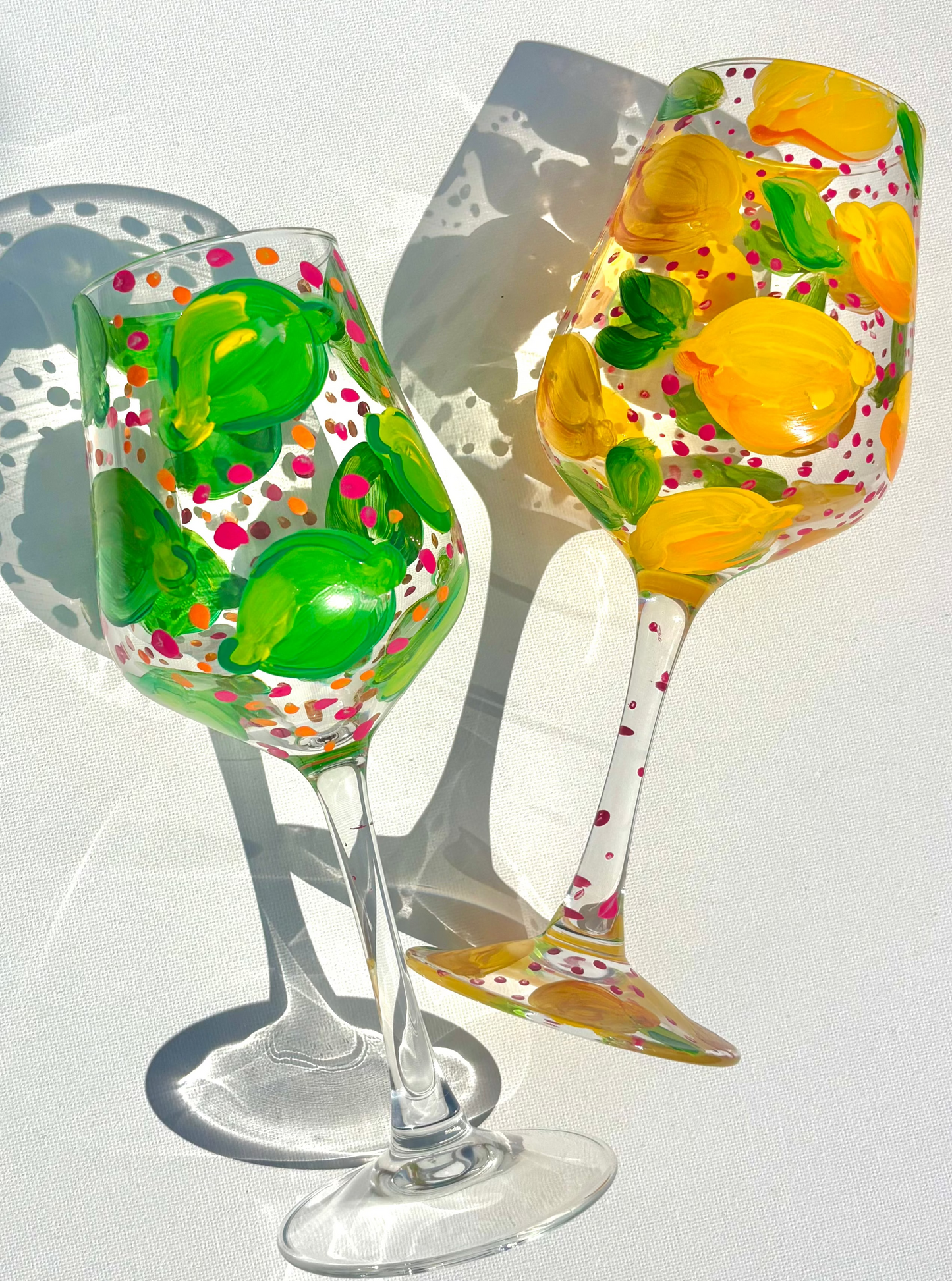 Paint & Sip: Custom Wine Glass Set at LiLi & Koko