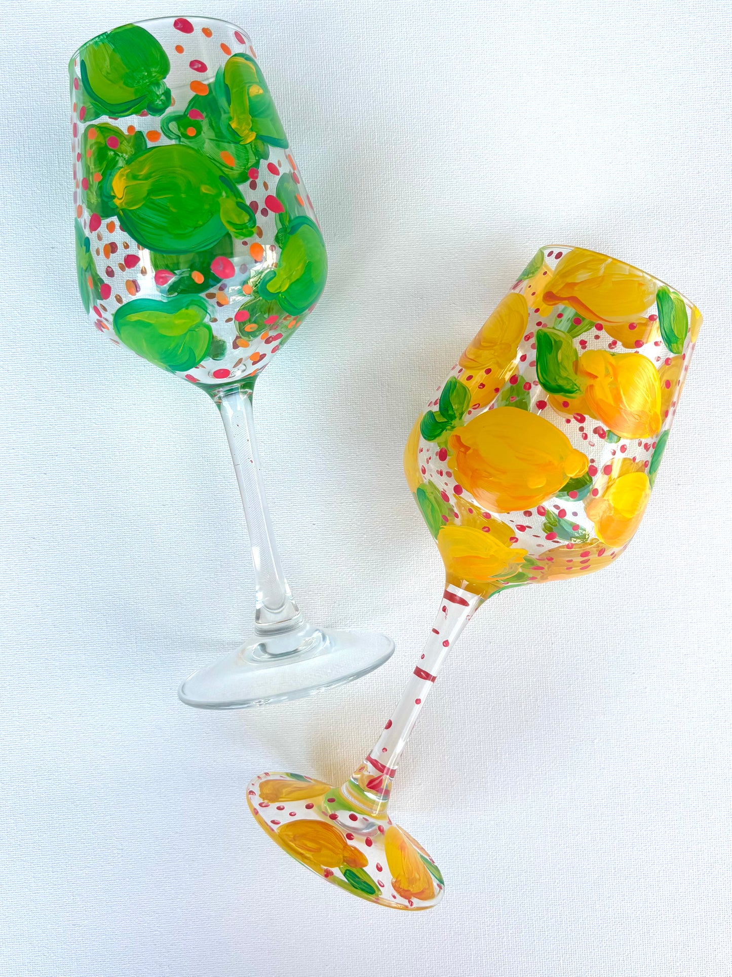 Paint & Sip: Custom Wine Glass Set at LiLi & Koko