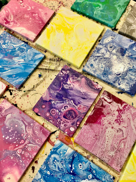 Private Couples Acrylic Pour Class