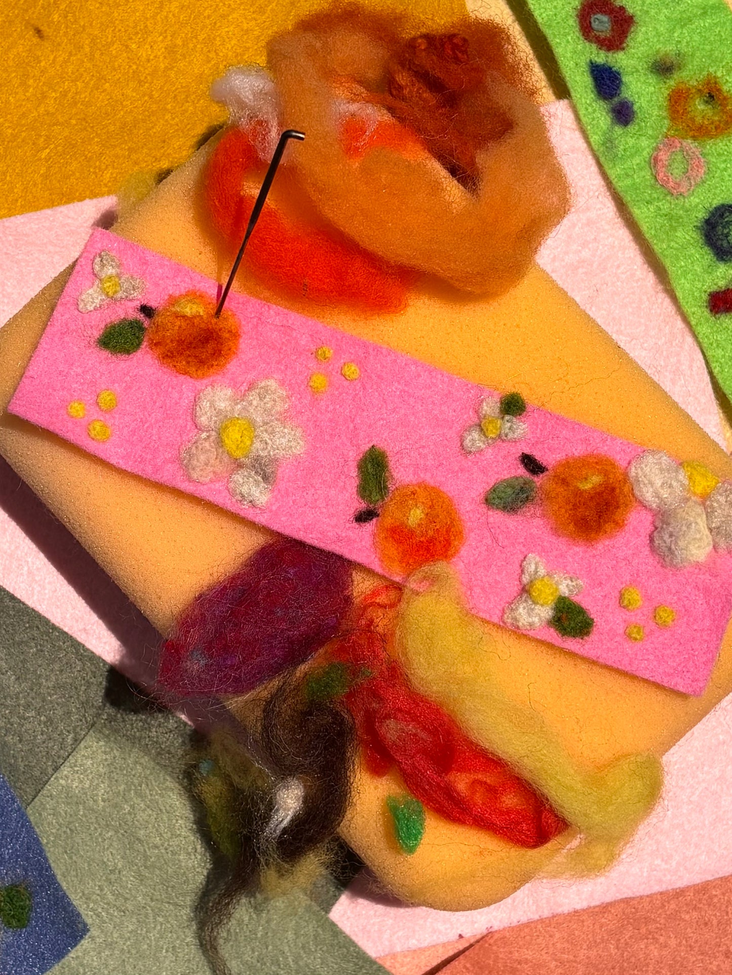 Painting with Wool: Custom Bookmark Workshop