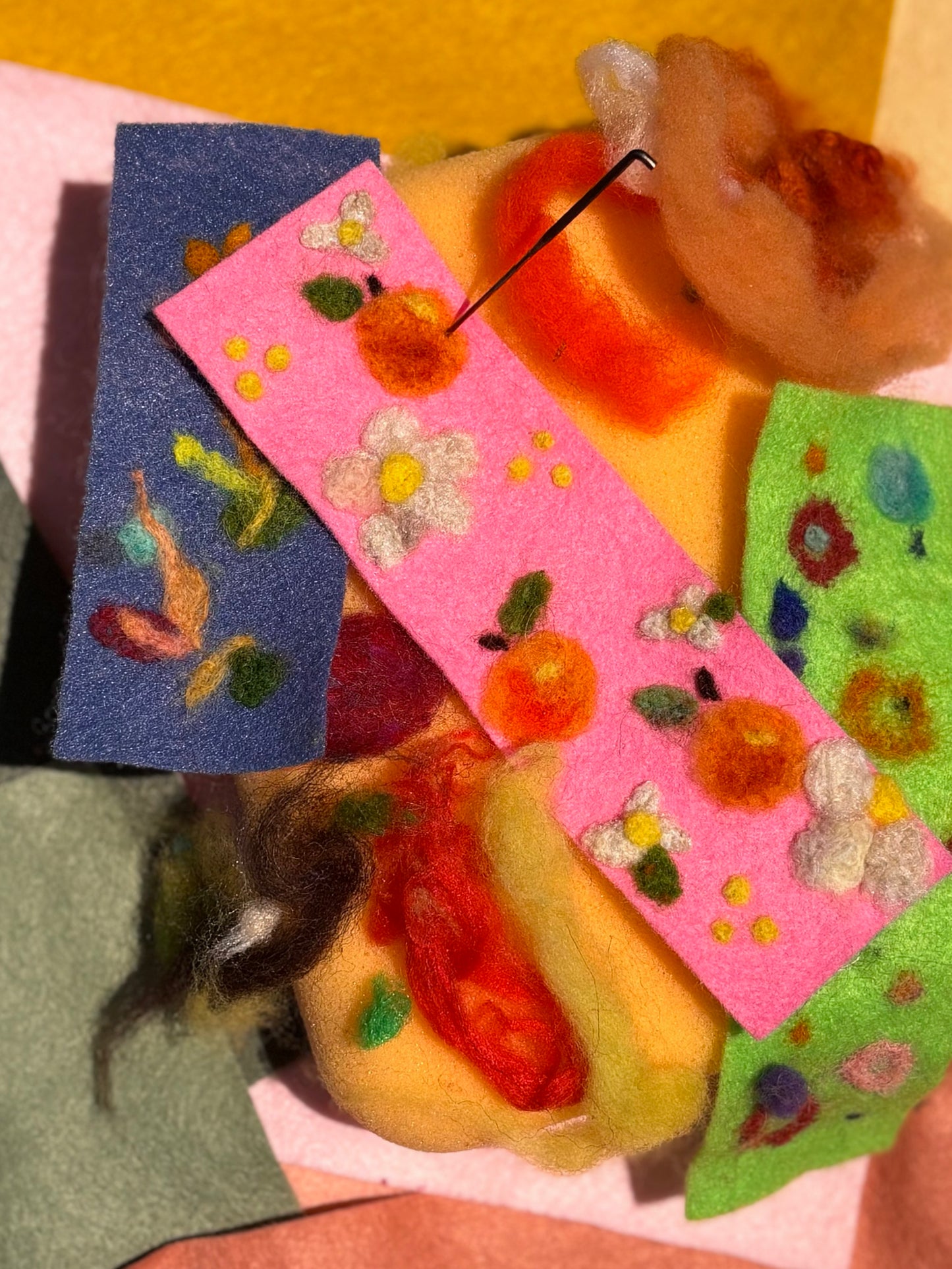 Painting with Wool: Custom Bookmark Workshop