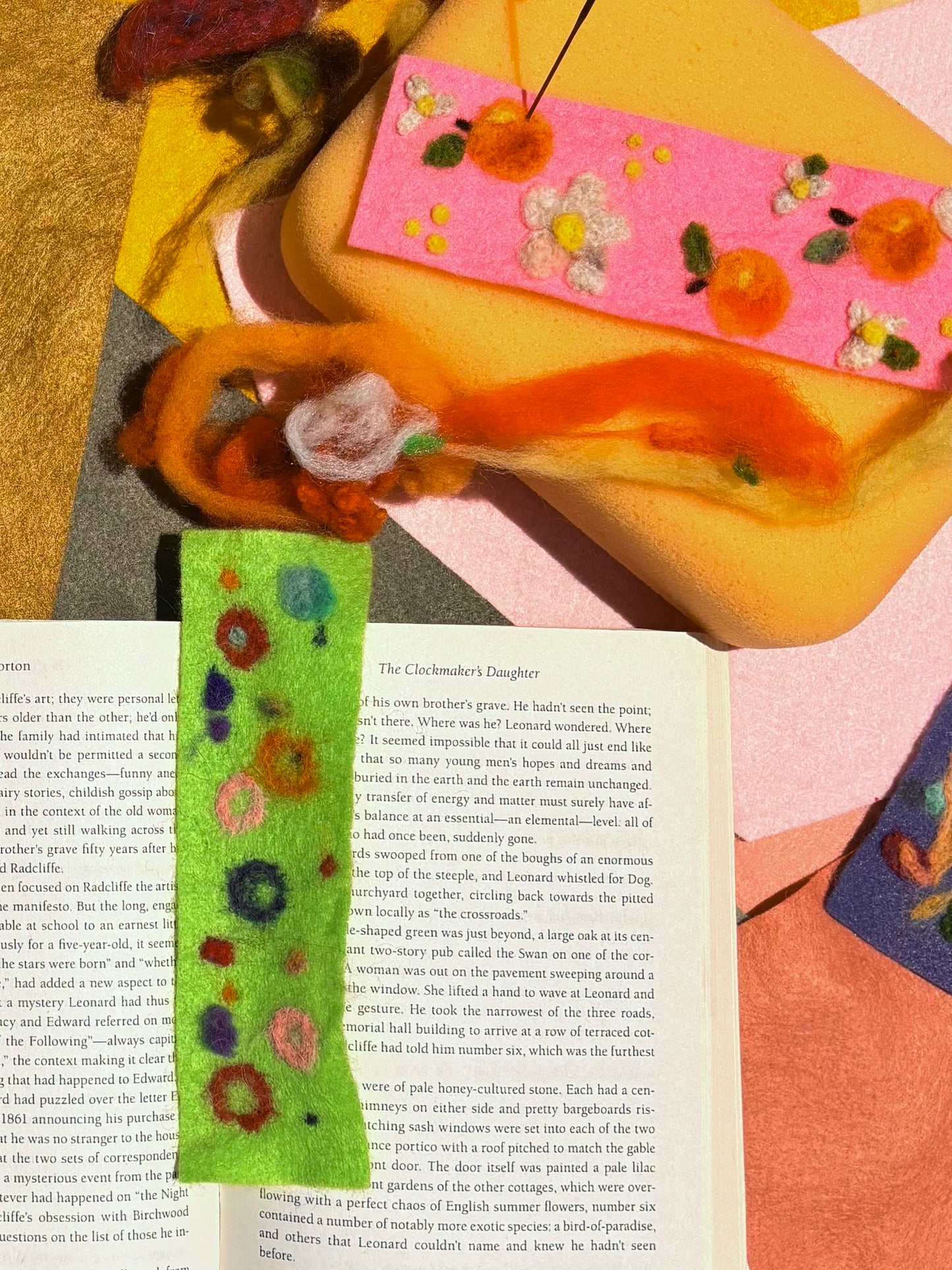 Painting with Wool: Custom Bookmark Workshop