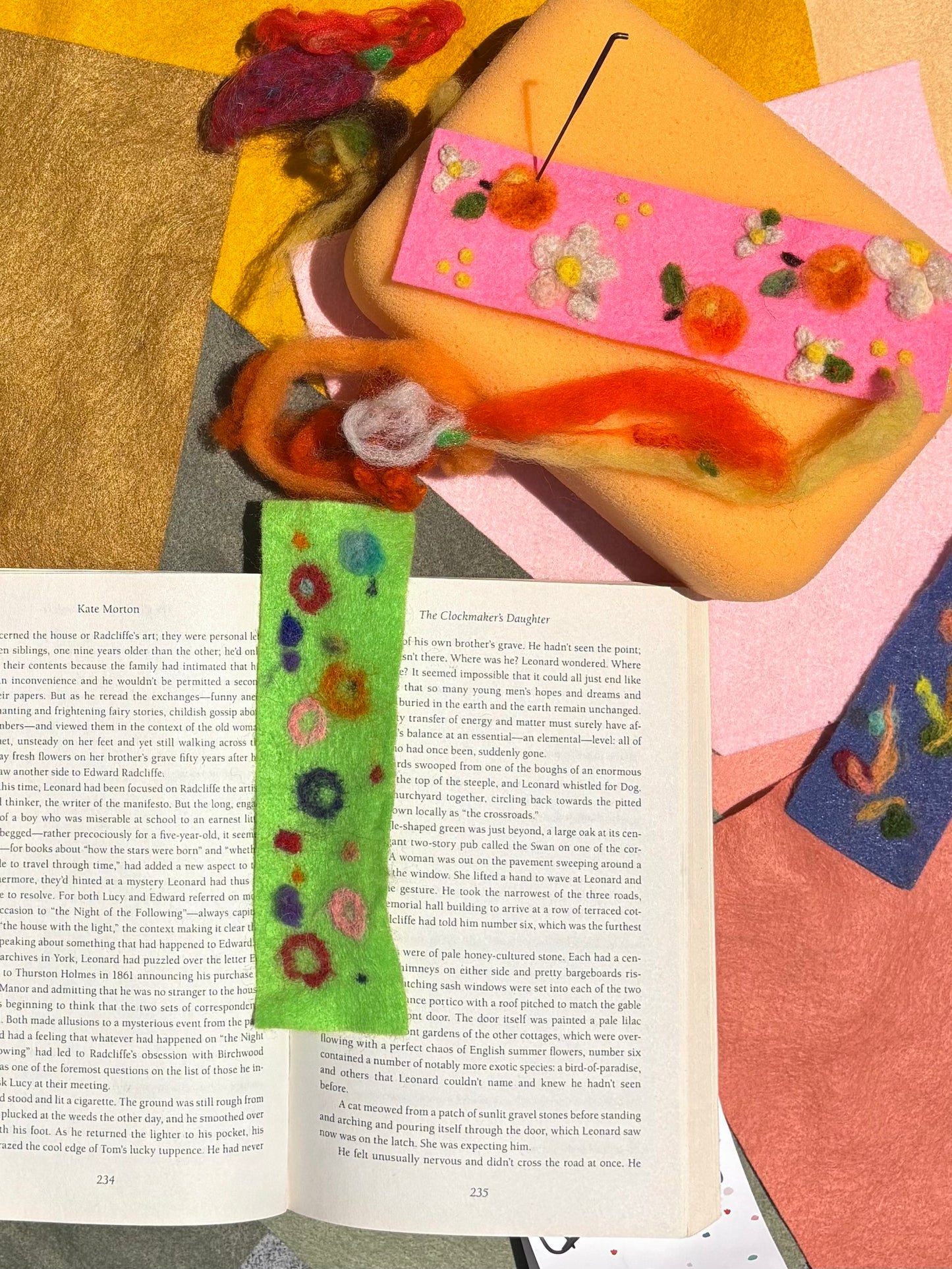 Painting with Wool: Custom Bookmark Workshop