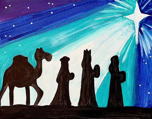 Starlit Journey -Three Kings Family Paint Class